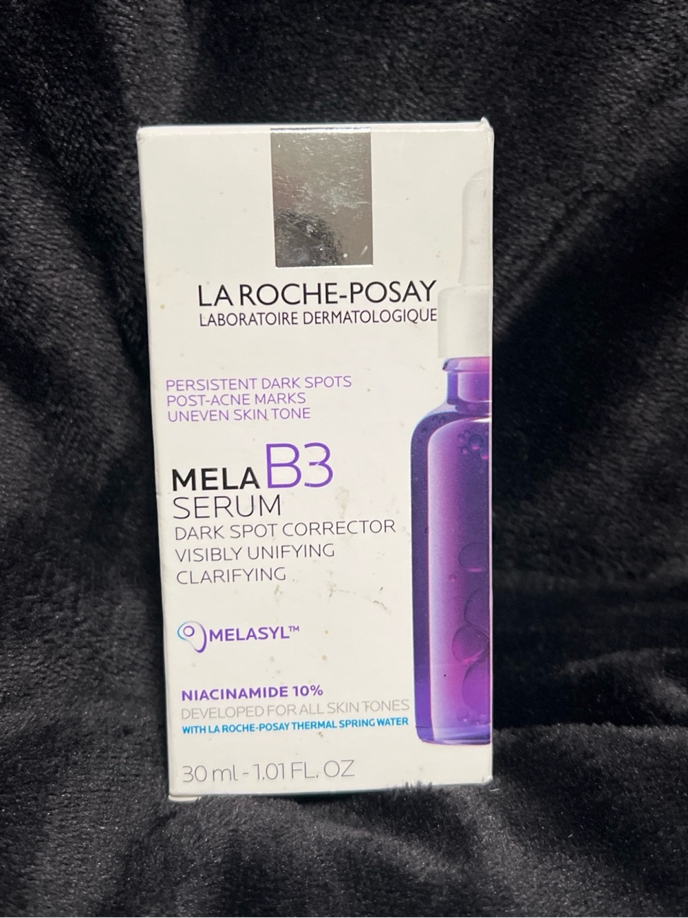 Melasyl Dark Spot Revolution Serum Box - White & Purple